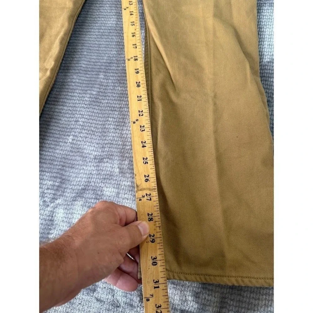 J Crew 770 Straight Lined Pants Mens 32x30 Tan Khaki‎